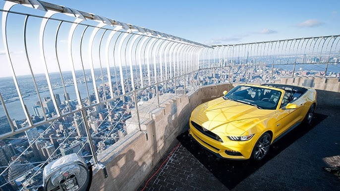 Re-enacting the original stunt, the 2014 Ford Mustang heads to the observation deck of the Empire State Building. License valid for earned editorial, press releases, press kits. All non-broadcast digital and online media Region: Global. This content is solely for editorial use and for providing individual users with information. Any storage in databases, or any distribution to third parties within the scope of commercial use, or for commercial use is permitted with written consent from Ford in Europe GmbH only.